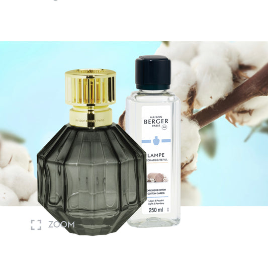 Facette Black Lampe Berger Gift Pack