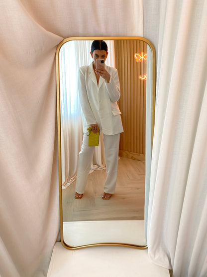 Elle White Blazer